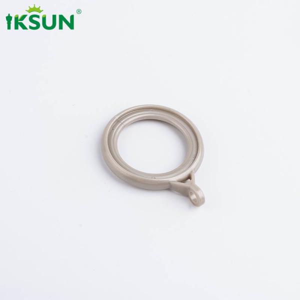China Heavy Duty Window Curtain Rings 1.2mm Thickness With Sanding Process factory