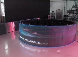 China Waterproof Curved LED Display / External Curved Led Panels Full Color factory