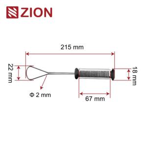 China FTTH Stainless Steel Flat Cable Drop Clamp and Wire Clamp factory
