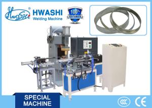 China Inox Cookware Glass Lid Belt Automatic Welding Machine with belt conveying and cutting device factory