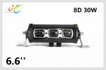 High quality factory price Offroad 12V/24V DC waterproof IP68 8D 6.6inch 30W 8D