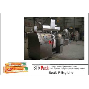 Toothpaste Tube Filling And Sealing Machine Line With Circulation Vacuum