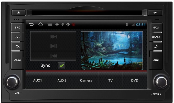 Ouchuangbo Car Stereo Radio GPS Navigation Android 4.0 Hyundai H1 2011-2012 iPod PIP S150 System OCB-233C