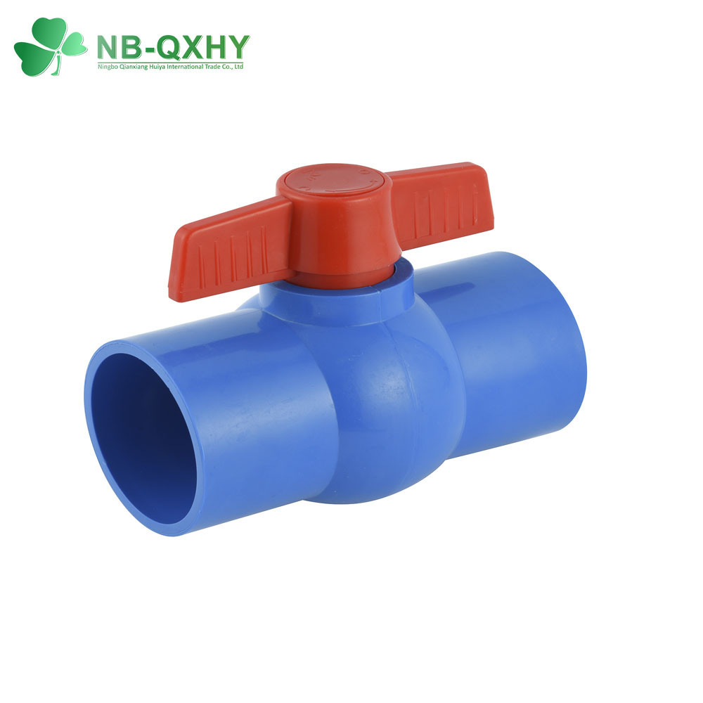 PVC Blue Compact Ball Valve for Thailand with Long Handle
