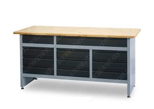 China Shop Rolling Metal Garage Workbench Ball Bearing Drawer Slides SPCC Material factory