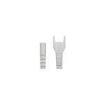 Duplex LC Uniboot Connector Easy Assemble With UL Rated Plastic Housing