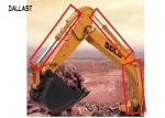 Double Acting Ram Cylinder Hydraulic Excavator Crawler Type / Tire Type Walking