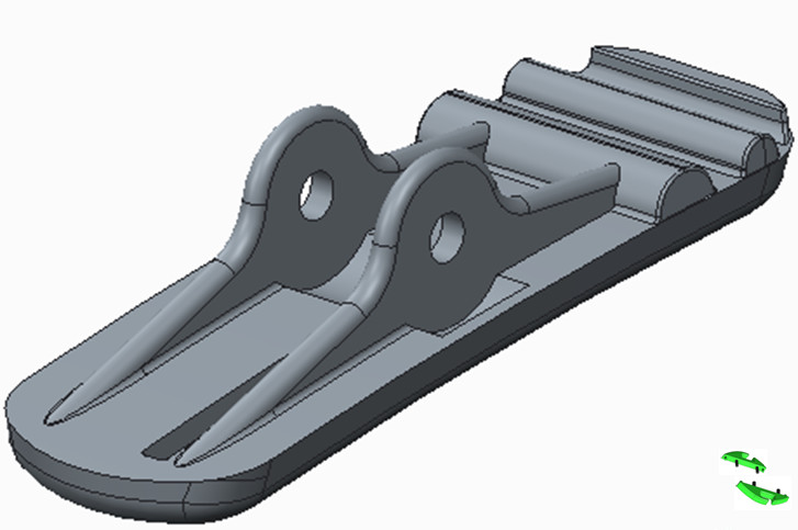 Lapel Clip 420SS Injection Mold Tooling With Cashew Gate Ejector Plate P20