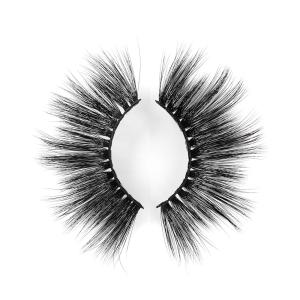 Super Soft Synthetic Fiber Lashes , Silk False Strip Eyelashes