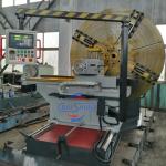 Automotive Wheel Facing Lathe Machine Economic Floor Type Face Lathe