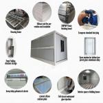 Compact Foldable Container House for Hospital Construction Site Direct Wholesal