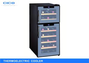 China Integrated Thermoelectric Wine Refrigerator , Two Zone Wine Cooler factory