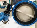 Bs Awwa Dn150 Flanged Soft Sealing Double Eccentric Flange Butterfly Valve