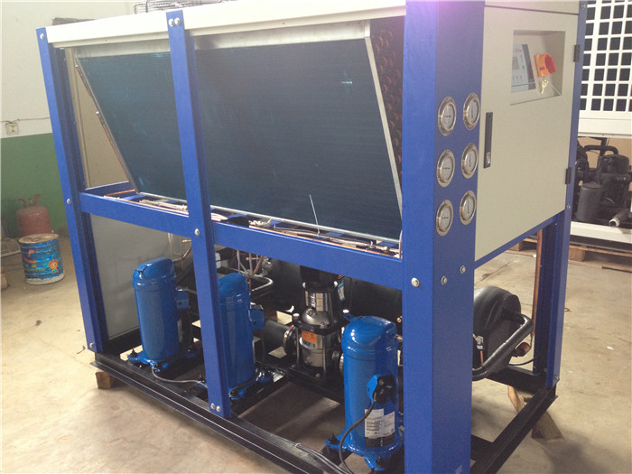 Industrial Water Chiller Machine Air Cooled Package Chiller 25 Ton