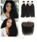 Jerry Curly 100% Indian Virgin Human Hair Extensions 13 X 6 Lace Frontal