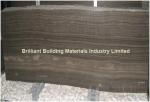 Brown Wooden Veins Marble Slab(Vein Cut)