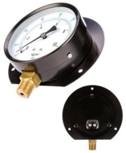 China 50mm Dry Pressure Gauge Bottom Connection Back Flange factory