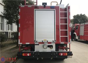 China Light Duty 2000L Water Tanker Fire Truck with Double Row Cab Five Seats factory