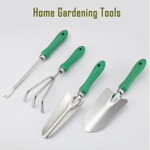 China Stainless Steel Garden Tools Set Lightweight 4pcs Plastic Handle on sale