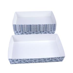 China LFGB Heavy Weight Paper Loaf Pans Baking Trays Oven Microwave Safe factory