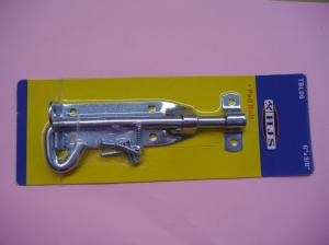China Metal Garage Door Bolt Locks / Safeguard Security Bolt Lock 6''×3/8'' factory