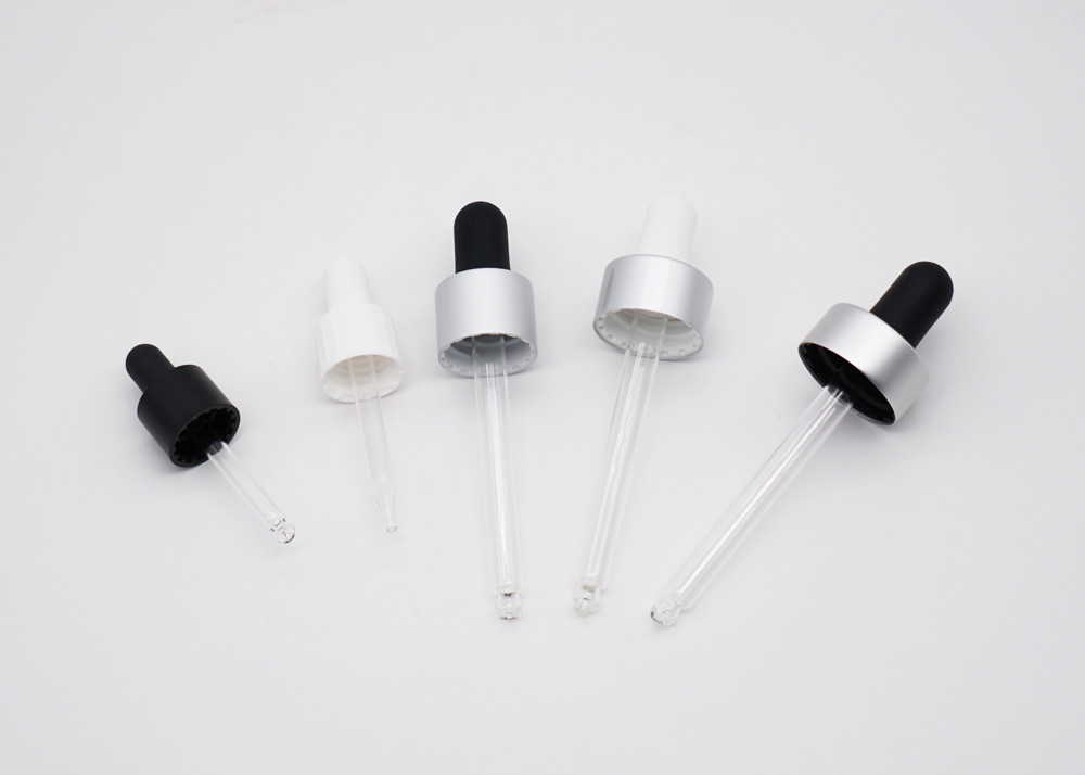13mm Silicone Teat Bamboo Plastic Aluminum Dropper Tops