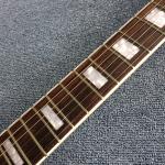 Double F holes jazz electric guitar,Rosewood Fingerboard,burst color Quilte