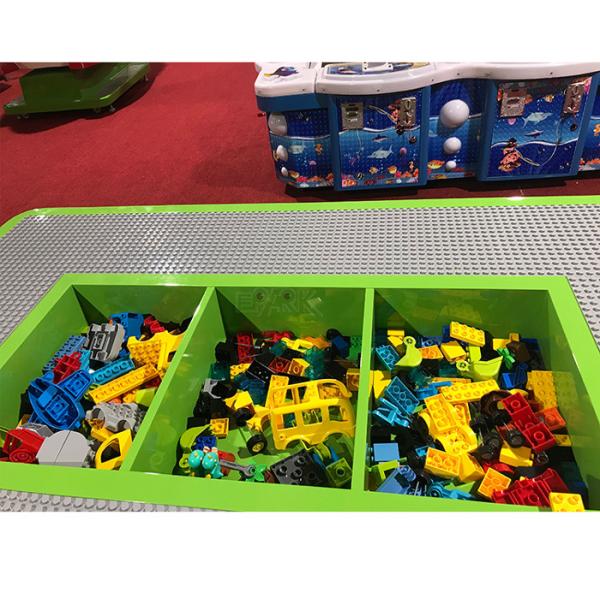 Cartoon Building Block Car Amusement Game Machines For 8 Player 220V