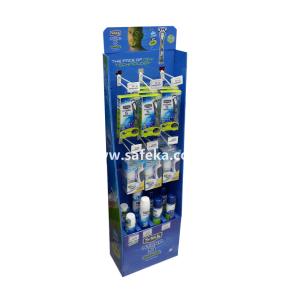 China POS Corrugated Pegboard Display in Store for Razors factory