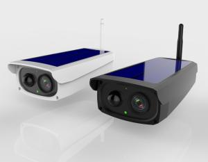 China Outdoor Waterproof Wifi Security Camera IP67 Solar Battery 140 Degrees Wide Angle factory