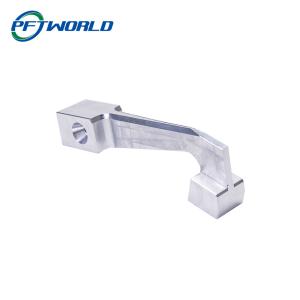 High Precision Aluminum Accessories CNC Machining Silvery Parts Polishing