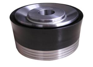 China Urethane HPHT Bonded Mud Pump Piston RS F-1600 Rubber factory
