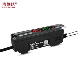 China RGB Three-Color Lighting Source Color-Sensitive NPN/PNP NO/NC Fiber Optic Amplifier Fiber Optic Detector Automated Mechanical factory