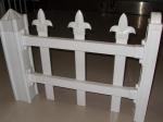 Customized Black Zinc Steel Metal Garrison Fence Panels Maintenance Free
