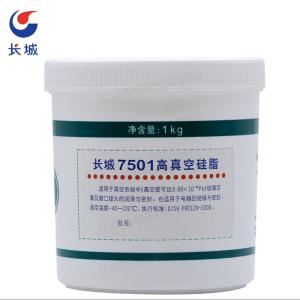 China Sinopec 7501 High Vacuum Silicone Grease Great Wall Synthetic Lubricants factory