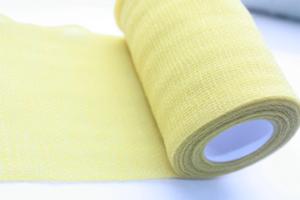 China Flexible Breathable Custom Yellow Light Self - adherent Elastic PBT Bandage factory