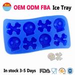 Crossbone easy release shaped ice cream wholesale non plastic make your own
