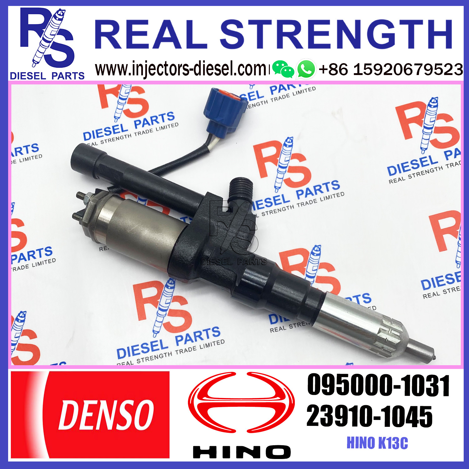 For HINO Kamyon 23910-1045 For Densos Common Rail Injector 095000-1030 095000-1031