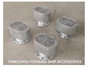 China TBS150 Cb/T3885-2004 Oval Hot Dip Galvanized Deck Leakage Port / Marine Hot Dip Galvanized Oval Deck Leakage Port factory