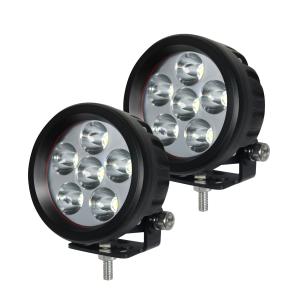 China Bridgelux 3 Inch Flood Round LED Offroad Lights 2 PCS 1440lm factory