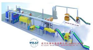 China waste lithium ion battery recyling machine 1.5tons per hour factory