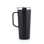 24oz Stainless Steel Insulated Coffee Mugs With Handles Keep Beverage Hot & Cold