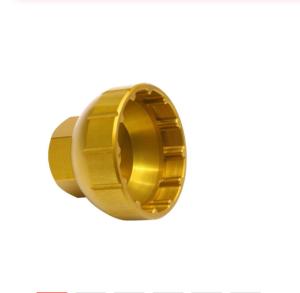 China 0.05mm Tolerance CNC Turning Parts Disassembly Tool Brass Copper Road Bike Components factory