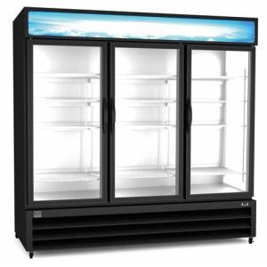 China Low Noise Glass Door Display Freezer Stable Excellent Humidity Control factory