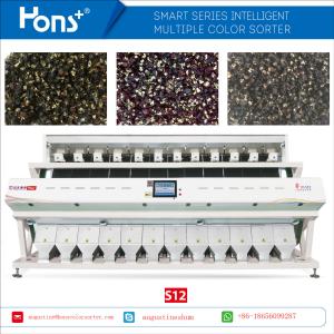 China Twelve Chutes black Wolfberry Color Sorter Food grading system factory