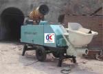 Mini Diesel Towed Hydraulic Concrete Pump , 50mm Aggregate Diameter Concrete