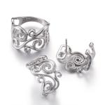 Kate Spade Silver 925 Jewelry Set 6.21g 925 Sterling Silver Stud Earrings