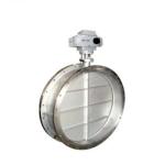 Gas Low Load Electric Actuated Butterfly Valve DIN Standard Single Eccentric