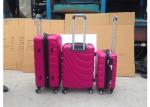 Colorful ABS Trolley Luggage , Hard Shell Carry On Luggage With Normal