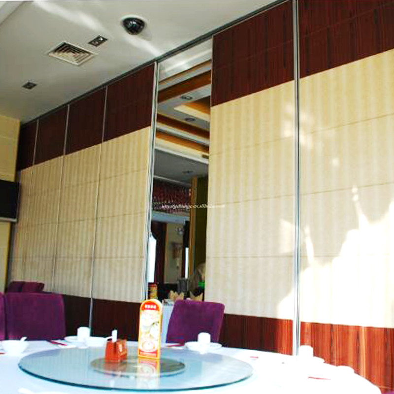 Retractable Temporary Operable Sound Proof Sliding Partition Walls Panel Width 500 mm